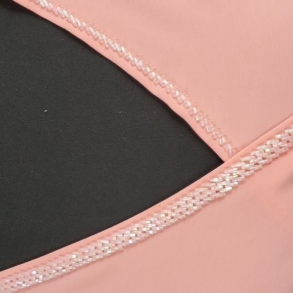 Peach color ruched tunic high low Size Small - Picture 13 of 14